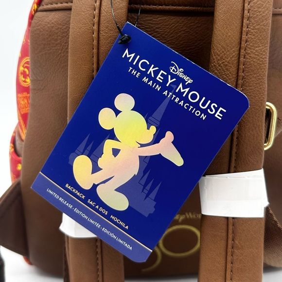Loungefly Mickey Mouse: The Main Attraction Mini Backpack - Picture 13 of 14